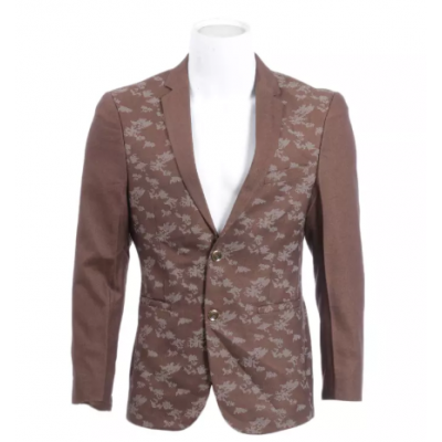 Abstract Printed Blazer Coat For Men